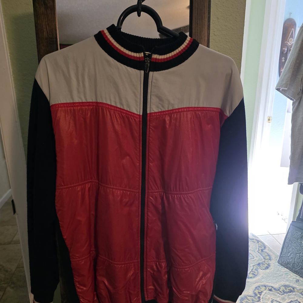 Men's Red and Black Performance Jacket